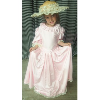 Pale Pink Colonial Girl KIDS HIRE